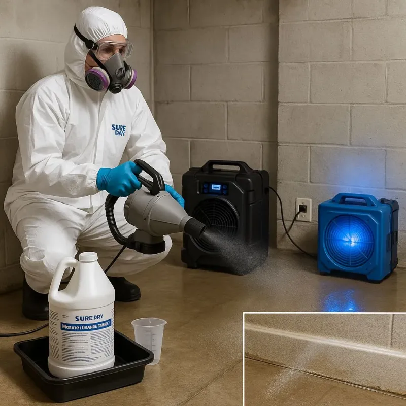 Sanitization and Odor Removal process in Glenside, PA